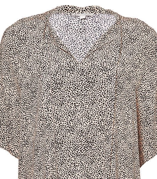 Kimono Sleeve Dress - Animal Print