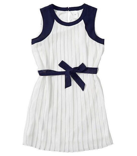 Sleeveless Pleat Party Dress