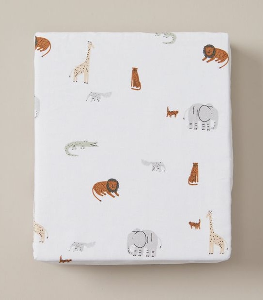 bub. Organic Cotton Fitted Bassinet Sheet