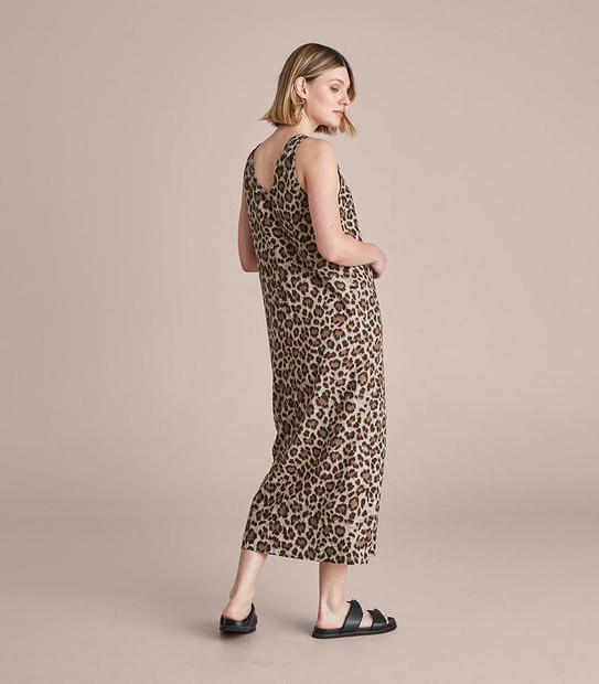 Linen Blend Resort V-Neck Maxi Dress 5 of 6