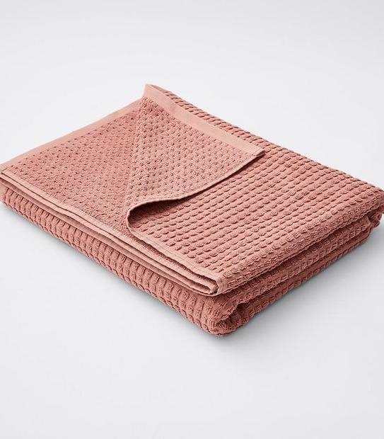 Waffle Cotton Bamboo Bath Sheet