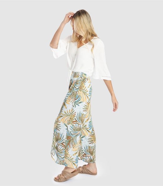 Piping Hot Kimono Sleeve Blouse