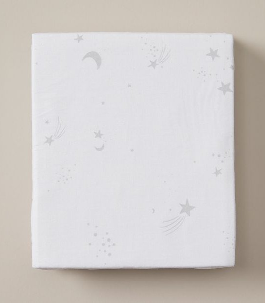 bub. Organic Cotton Fitted Bassinet Sheet