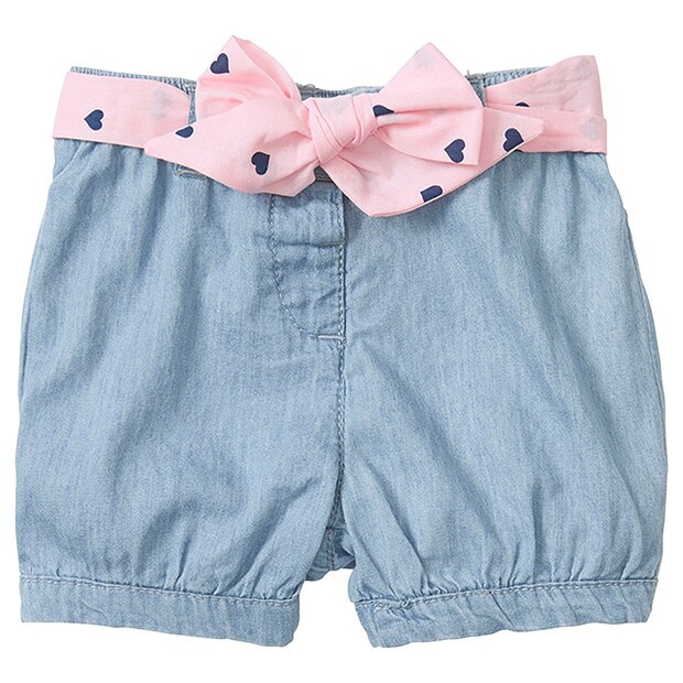 baby chambray shorts