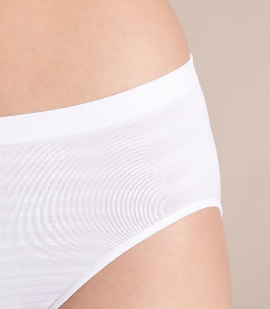 2 Pack Matte and Shine Seamfree High Cut Briefs