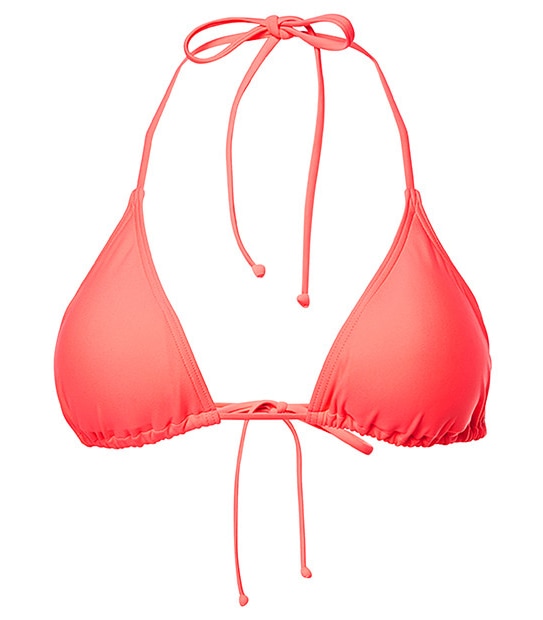 Triangle Bikini Top - Coral