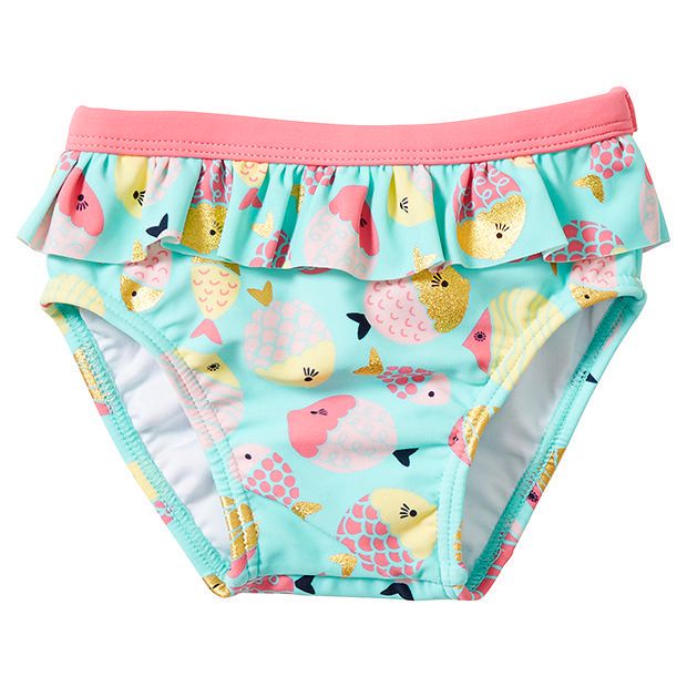 Baby Siri Fish Print Swim Nappy 