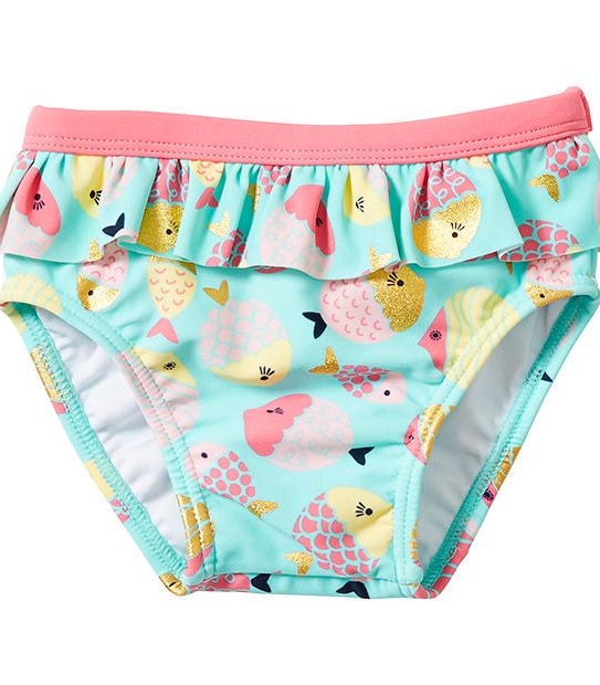 Baby Siri Fish Print Swim Nappy