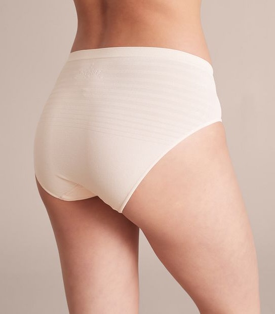 2 Pack Matte and Shine Seamfree High Cut Briefs