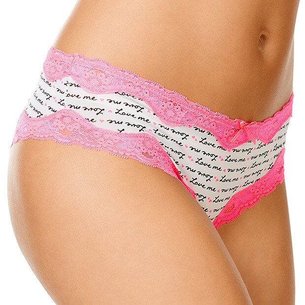 Microfibre Cheeky Cut Bikini Briefs - Pink Microfibre Cheeky Cut Bikini Briefs - Pink