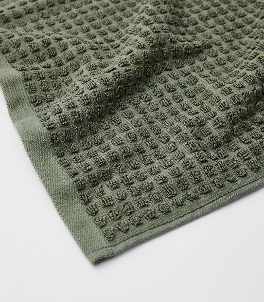 Waffle Cotton Bamboo Bath Towel