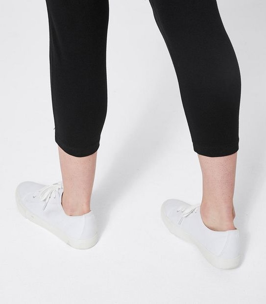 Maternity Organic Cotton Over The Belly 3/4 Length Leggings 