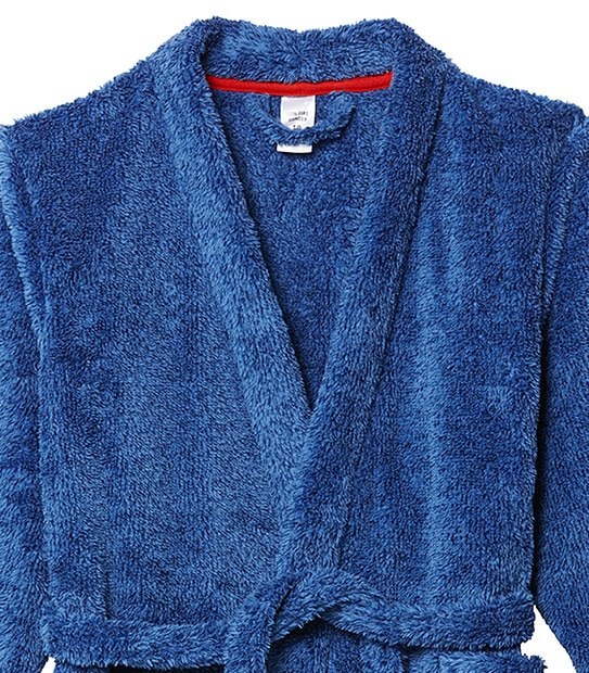 Boys' Dressing Gown - Blue Marle