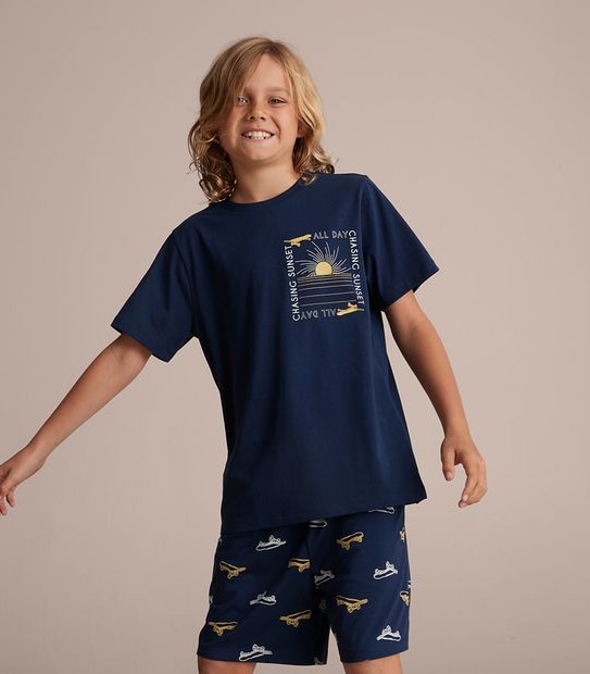 Organic Cotton Skate Pyjama Set