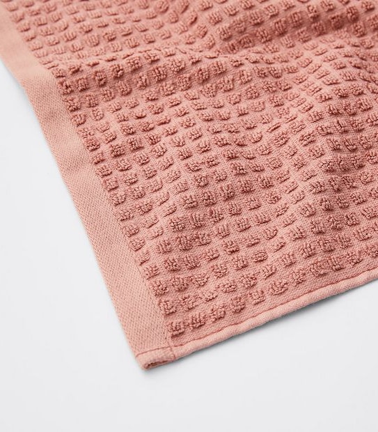 Waffle Cotton Bamboo Bath Towel