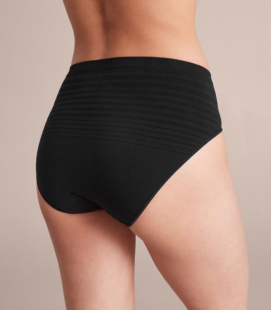 2 Pack Matte and Shine Seamfree High Cut Briefs