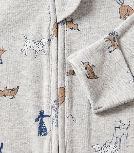 Baby Organic Cotton Print Coverall