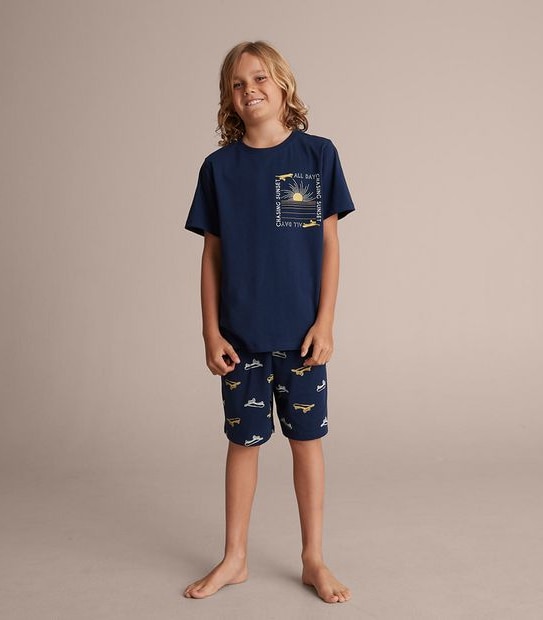 Organic Cotton Skate Pyjama Set