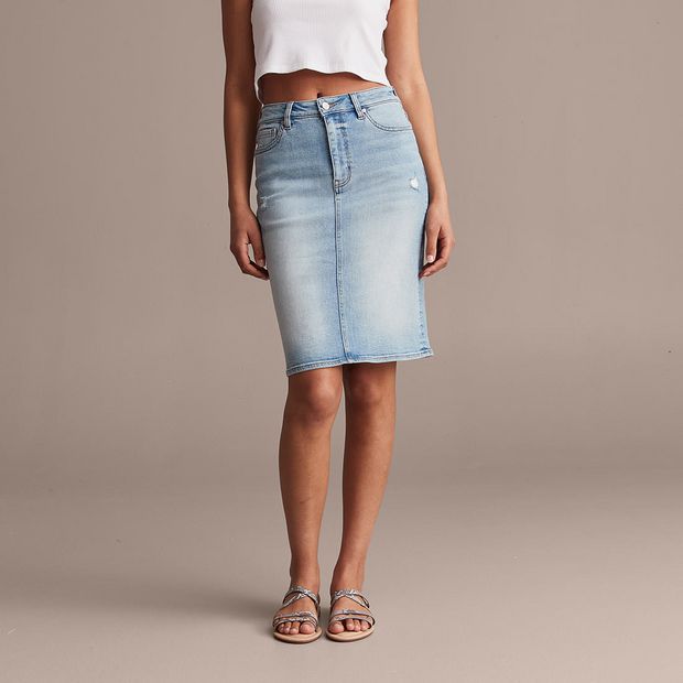 denim skirt target