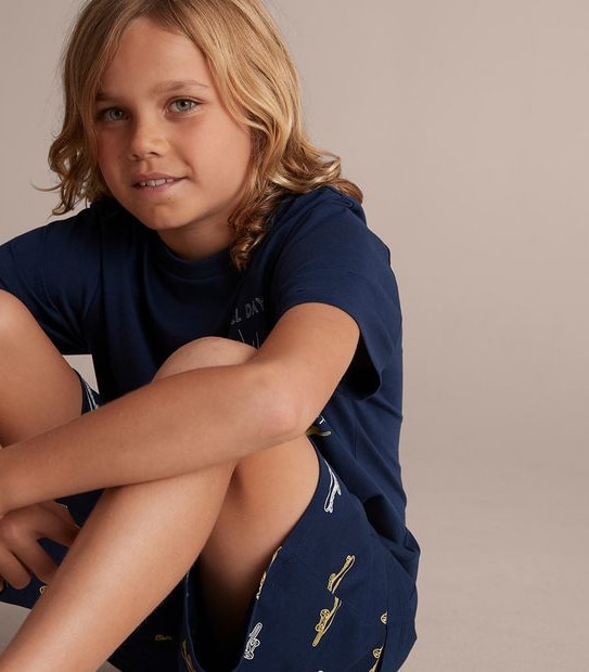 Organic Cotton Skate Pyjama Set