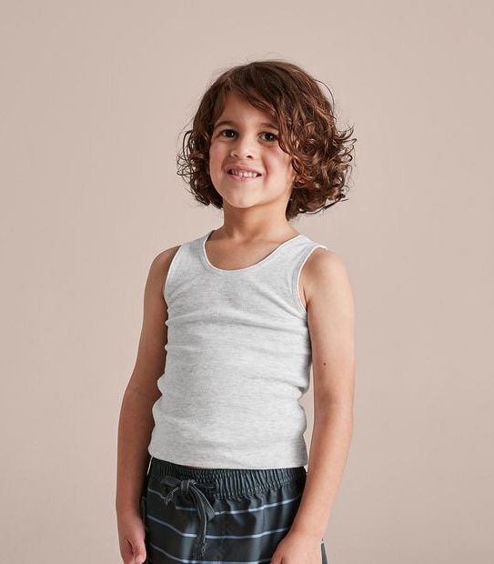 3 Pack Organic Cotton Singlets