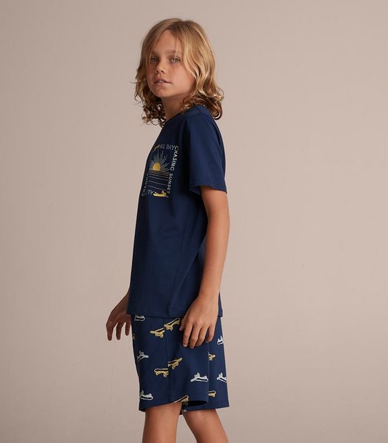 Organic Cotton Skate Pyjama Set