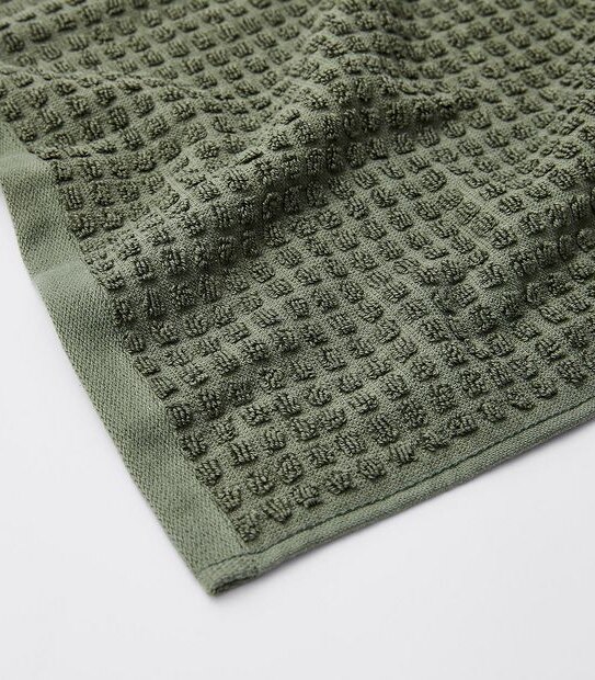 Waffle Cotton Bamboo Face Washer