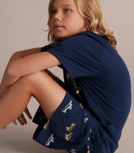 Organic Cotton Skate Pyjama Set