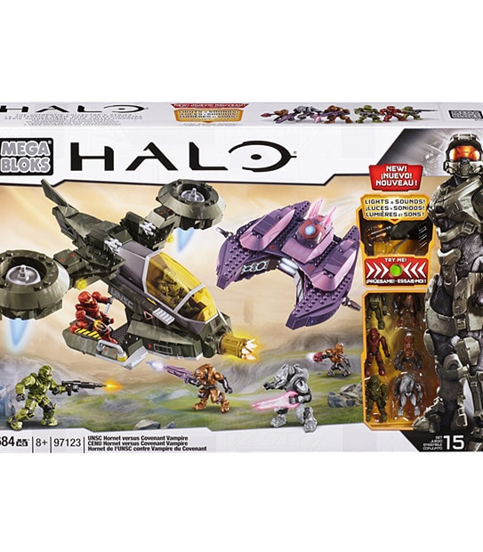 MEGA BLOKS UNSC Hornet vs. Covenant Vampire 97123