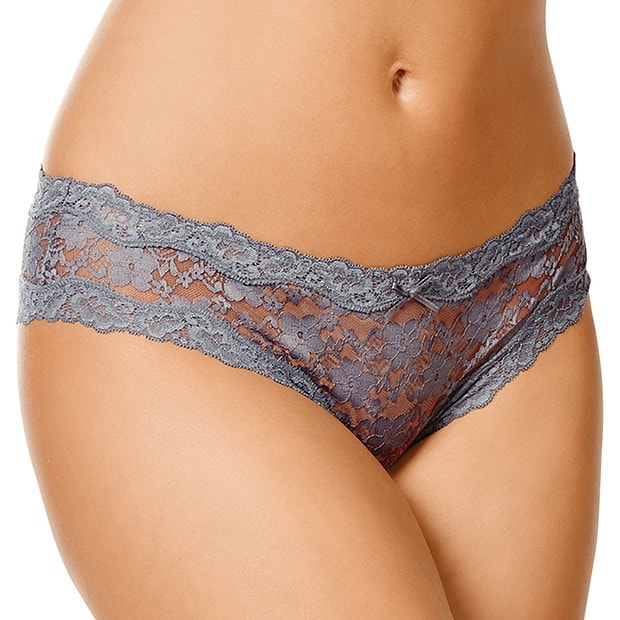 Cheeky Cut Bikini Briefs - Quicksilver Cheeky Cut Bikini Briefs - Quicksilver