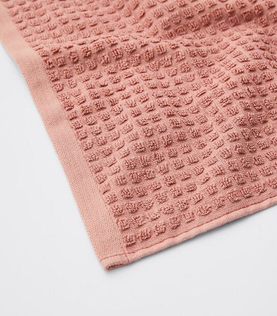 Waffle Cotton Bamboo Face Washer