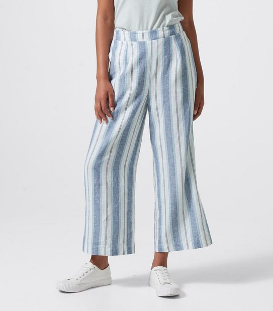 Piping Hot Linen Blended Beach Pants