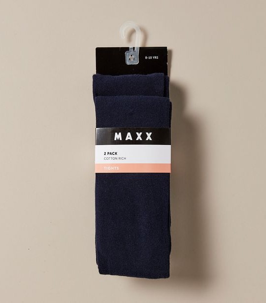 2 Pack Maxx School Tights