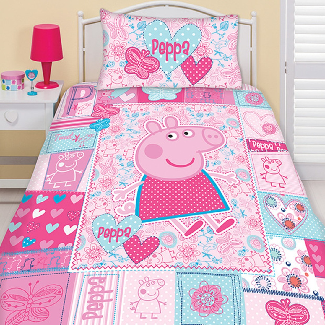 Peppa Pig Summer Panel Quilt Cover Set Target Australia