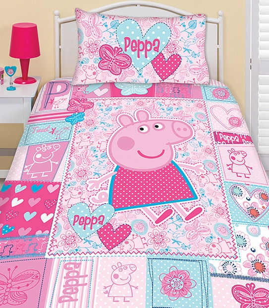 Peppa Pig Summer Panel Quilt Cover Set