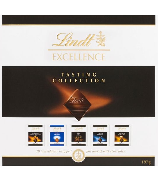 Lindt Excellence Tasting Collection Box - 197g