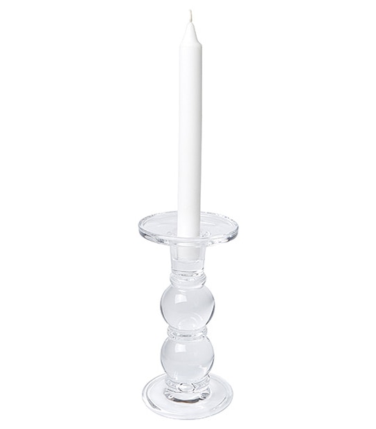Bobble Glass Candle Holder - Large