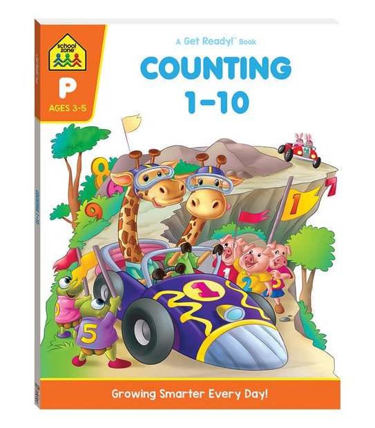 School Zone Counting 1-10 Get Ready Book