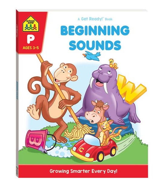 School Zone Beginning Sounds Get Ready Book