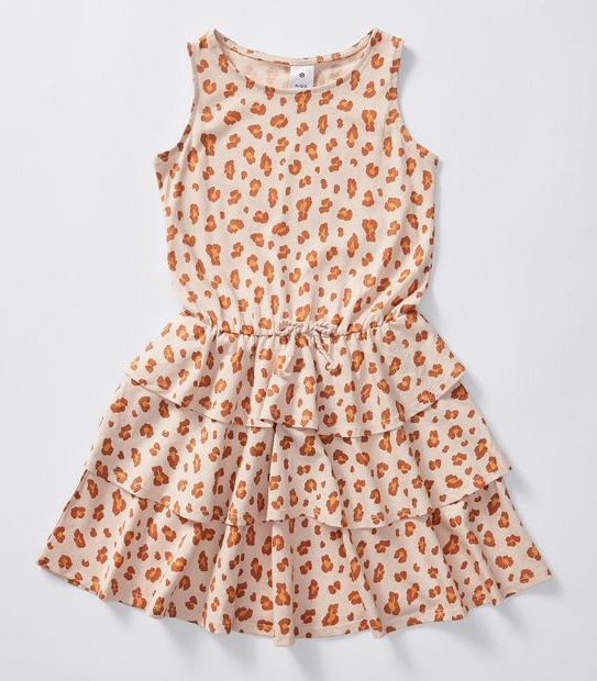 Leopard Tiered Tank Dress