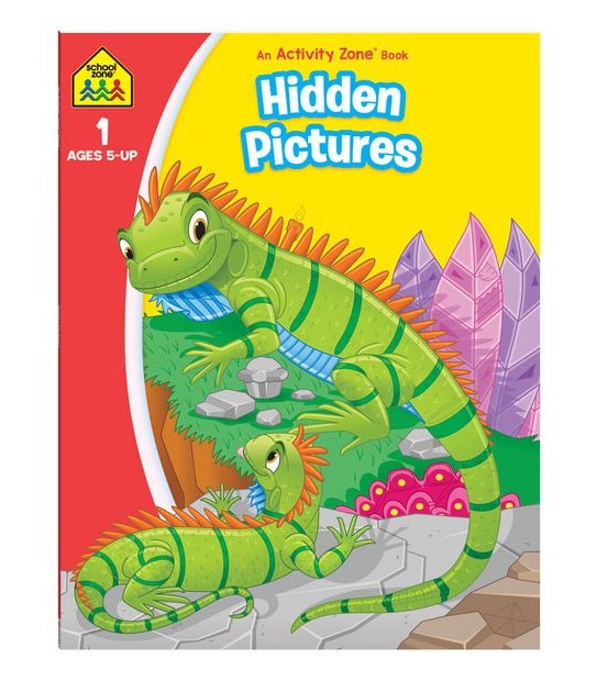 School Zone Hidden Pictures Activity Zone Book