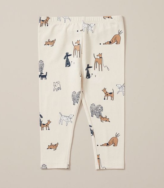 Baby Organic Cotton Print Leggings