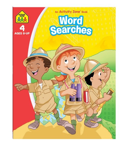 School Zone Word Searches Activity Zone Book