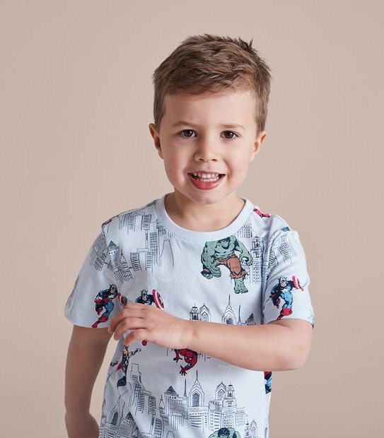 2 Pack Marvel Cotton Pyjama Sets