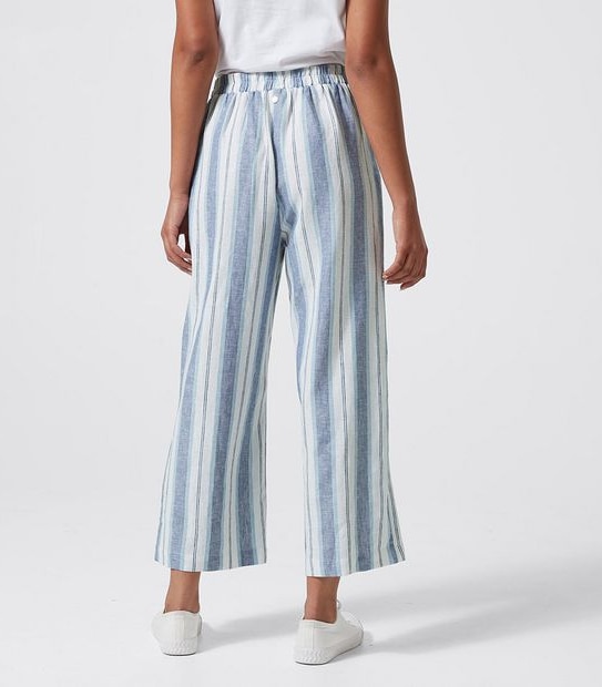 Piping Hot Linen Blended Beach Pants