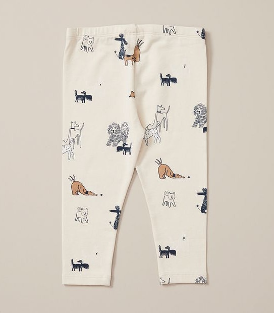 Baby Organic Cotton Print Leggings