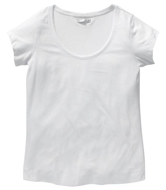 Women's Basic Stretch Crew Neck Tee