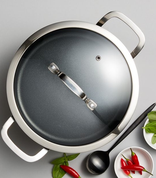 Hard Anodised Saucepan - 24cm