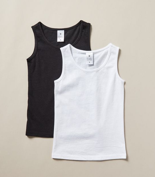 Organic Cotton 2 Pack Tanks
