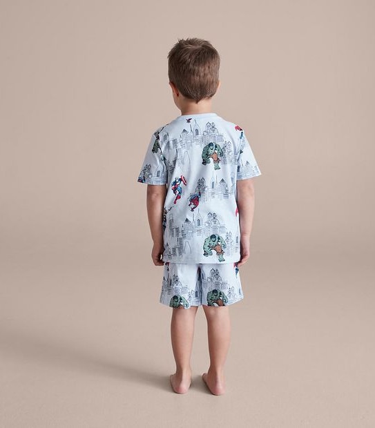 2 Pack Marvel Cotton Pyjama Sets